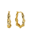 Wave Hoops | Gold