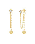 Divine Drop Earrings | Gold