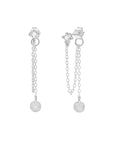 Divine Drop Earrings | Silver