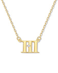 111 Synchronicity Necklace | Gold