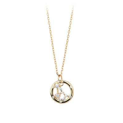 Aquarius Necklace | Gold