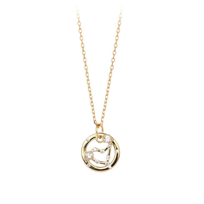 Capricorn Necklace | Gold