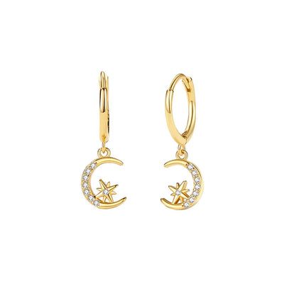 Night Sky Earrings | Gold
