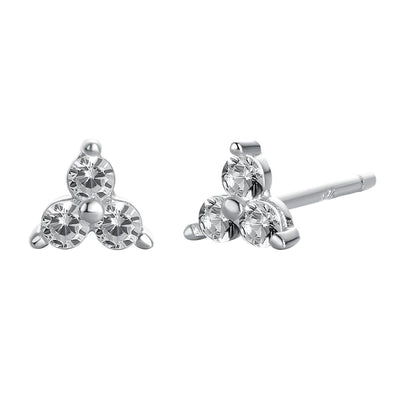 Lotus Studs | Silver