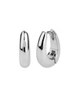 Nefertiti Hoops | Silver