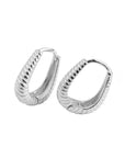 Ripple Hoops | Silver