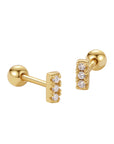 Trinity Studs | Gold