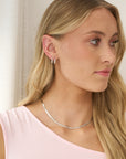 Ripple Hoops | Silver